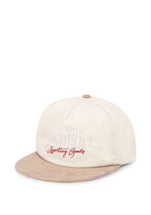 Les Deux logo peaked cap - Neutrals