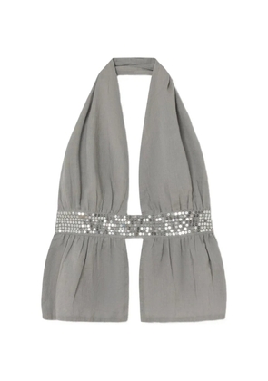 Gimaguas Infinito sequin-embellished top - Grey