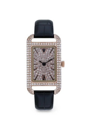 CHRISTIAN VAN SANT Opaline crystal-embellished 26mm watch - Pink
