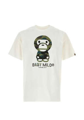 A BATHING APE® Baby Milo camo-print T-shirt - Neutrals