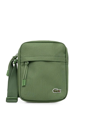 Lacoste Neocroc logo-patch messenger bag - Green