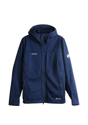 Mammut Ultimate VIII SO logo-print hooded jacket - Blue