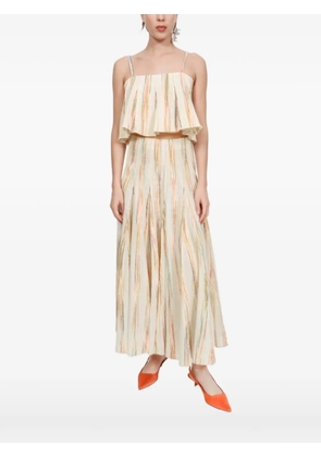 Rosie Assoulin Million Pleats striped top - Neutrals