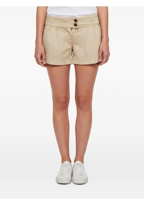 Elisabetta Franchi mini low-rise shorts - Neutrals