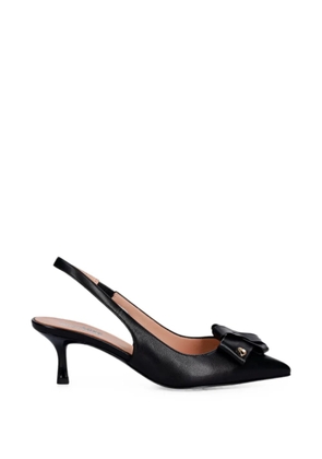 Love Moschino bow-detail slingback pumps - Black