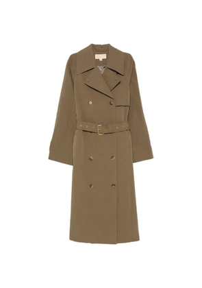 Michael Kors double-breasted belted trench coat - Green