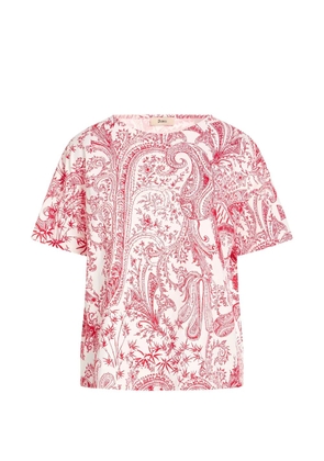 Herno paisley-print T-shirt - White