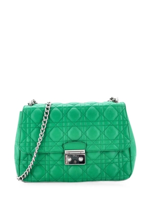 Christian Dior Pre-Owned Long Chain Miss Dior Bag Cannage Quilt Lambskin Medium crossbody bag - Green