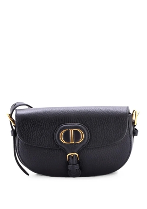 Christian Dior Pre-Owned Bobby Flap Bag Leather East West crossbody bag - Black