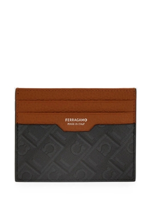 Ferragamo Ferragamo Monogram credit card holder - Black