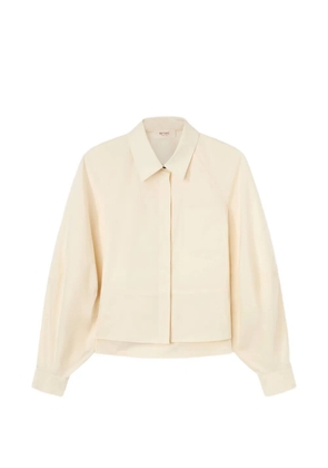 RETORI martingale cotton shirt - Neutrals