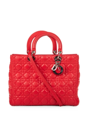 Christian Dior Pre-Owned Lady Large Cannage handbag - Red