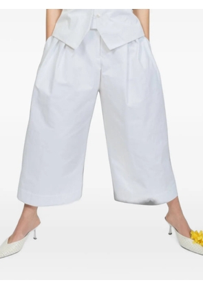 Rosie Assoulin pleated culotte trousers - Neutrals