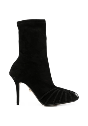 Alevì Karen cage-detail ankle boots - Black