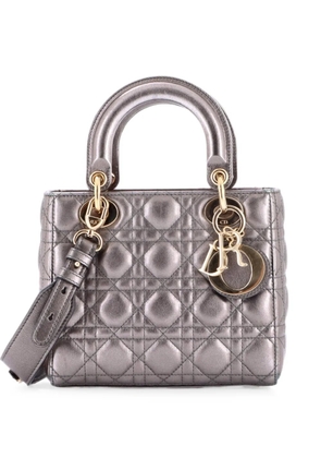 Christian Dior Pre-Owned My ABCDior Lady Dior Bag Metallic Cannage Quilt Leather shoulder bag