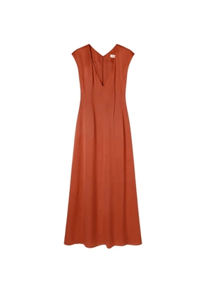 RETORI V-neck maxi dress - Orange