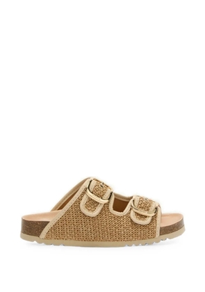 Scholl Noelle buckle-fastening sandals - Neutrals
