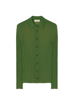 RETORI ribbed-knit cardigan - Green