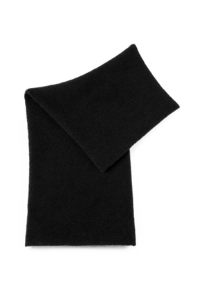 RETORI brushed cashmere scarf - Black