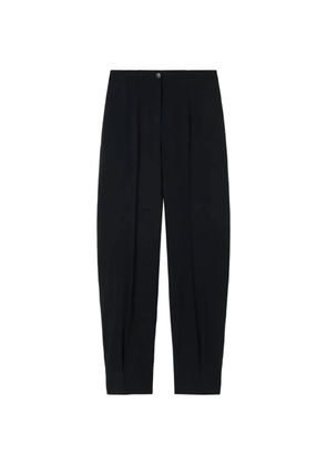 RETORI barrel-fit pleated trousers - Black