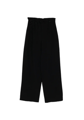 Dice Kayek drawstring-waist wide-leg trousers - Black