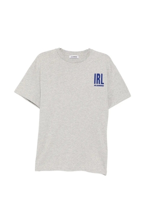 Jil Sander logo-print crew-neck T-shirt - Grey