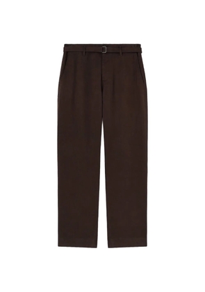 RETORI belted straight-leg trousers - Brown