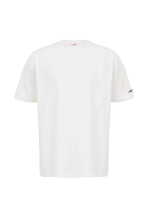 MC2 Saint Barth Dover logo-embroidered T-shirt - White