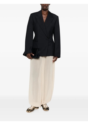 Róhe peak-lapels double-breasted blazer - Black