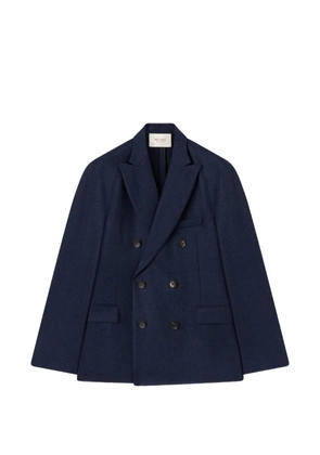 RETORI double-breasted peak-lapel blazer - Blue