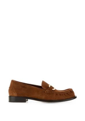 Ferragamo Maryan suede loafers - Brown