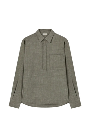 RETORI long-sleeve pocket polo shirt - Green