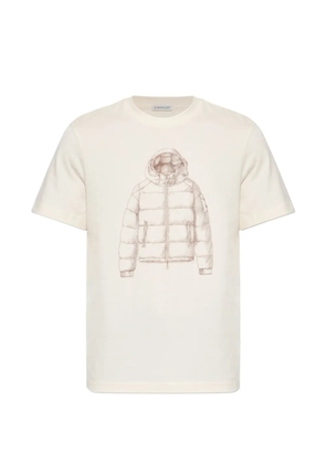 Moncler graphic-print short-sleeve T-shirt - Neutrals