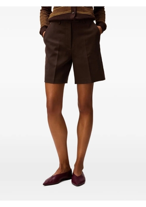 RETORI tailored linen shorts - Brown