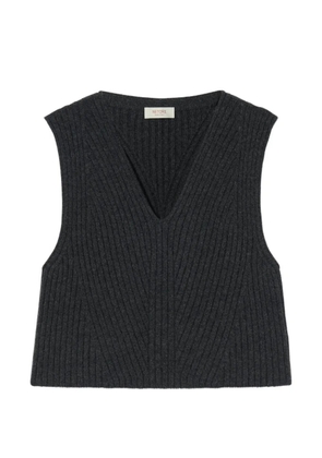 RETORI ribbed-knit V-neck vest - Grey