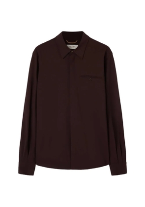 RETORI welt-pocket shirt - Brown