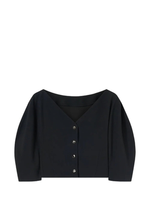 RETORI buttoned-back blouse - Black