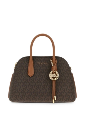 Michael Michael Kors monogram-print logo-plaque tote bag - Brown