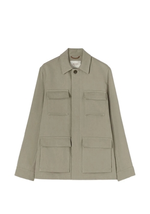 RETORI Saharienne pocket-details linen jacket - Grey
