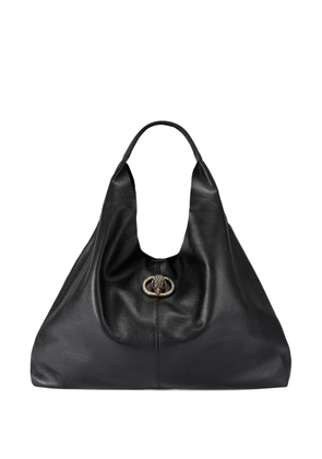 Kurt Geiger London logo-plaque shoulder bag - Black