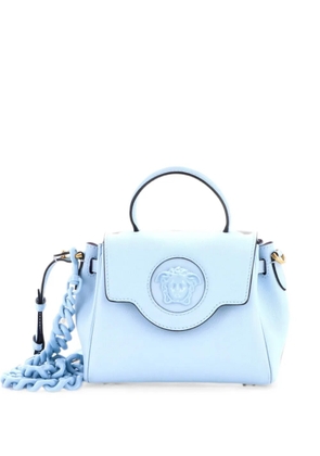 Versace Pre-Owned La Medusa Top Handle Bag Leather Small satchel - Blue