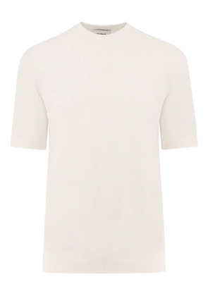 ALPHA STUDIO crew-neck cotton T-shirt - Neutrals