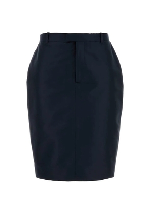 Gucci silk pencil midi skirt - Blue