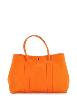 Hermès Pre-Owned Garden Party Tote Leather with Printed Interior 36 satchel - Orange