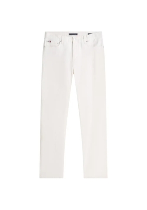 Tommy Hilfiger logo-patch jeans - White