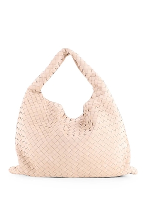 Bottega Veneta Pre-Owned Hop Intrecciato Suede Large hobo bag - Neutrals