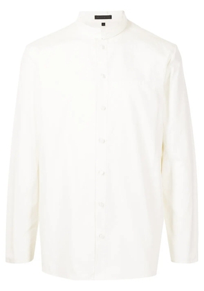SHIATZY CHEN mandarin-collar long-sleeve shirt - White
