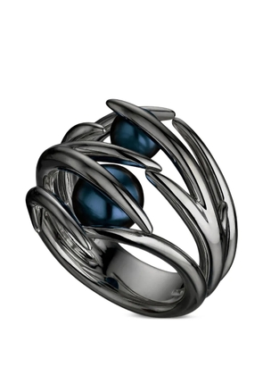 Shaun Leane Hook pearl ring - Black
