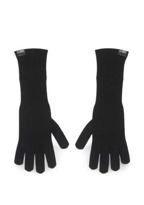 MM6 Maison Margiela wool gloves - Black