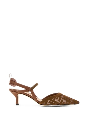 FENDI Colibrì Lite mesh pumps - Brown
